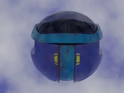 Old Y2J Sphere Low-poly 3D model