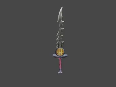 Zeloeman Sword A 7 Low-poly 3D model