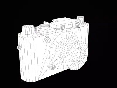 Leica Camera Low-poly 3D model