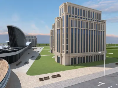 Museum 4 3D model by psrl2023