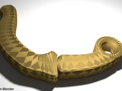 Karambit - tradisional curve blade 3D model
