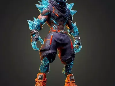 Free Mutated Fighter Free 3D model