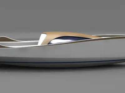 850 sailing yacht Free 3D model
