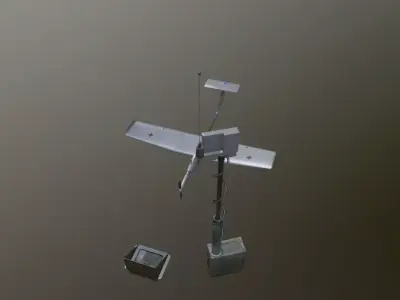 UAV EMT Aladin  Low-poly 3D model