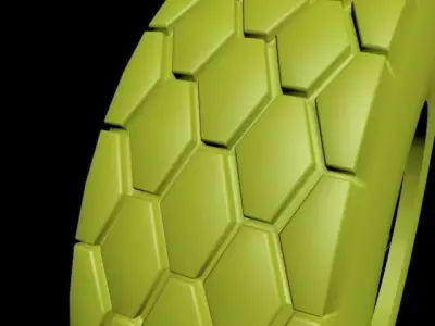 wheel tire 3D model