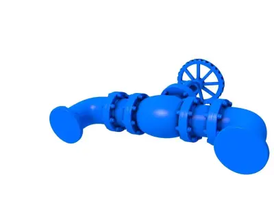Industrial pipes - pipes  3D print model