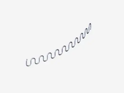 wave spring Free 3D model