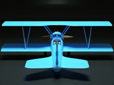 Biplane 3D model by cloud-rider