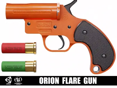 Orion Flare Gun Low-poly 3D model