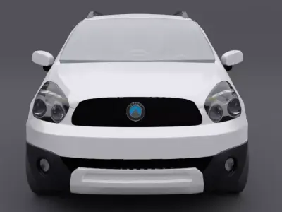 geely lc cross 3D model