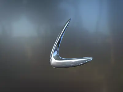Boomerang Low-poly 3D model