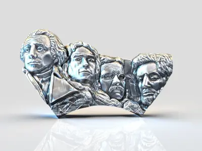 MOUNT RUSHMORE 3D print model