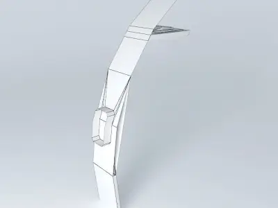 panel desk lamp Free 3D model
