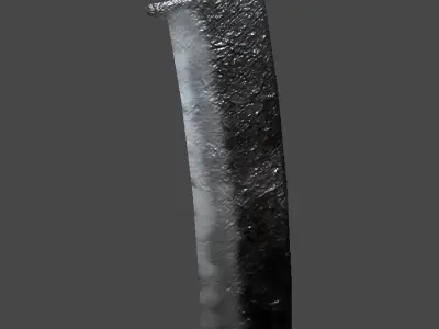 nata1 knife Low-poly 3D model