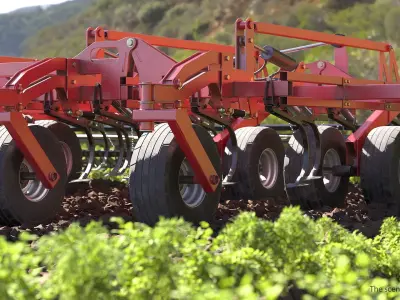 CASE Tiger-Mate 255 Field Cultivator 3D model