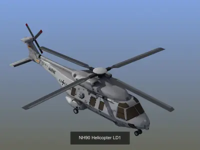 Military Helicopter VR Collection 3D Model Pack