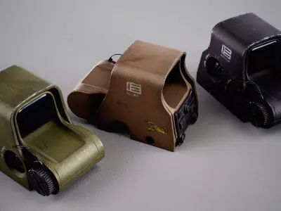 EOTECH XPS3 Holographic Weapon Sight Low-poly 3D model