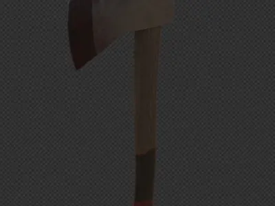 LowPoly Axe  3D model