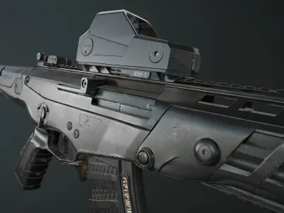 AK ALFA Low-poly 3D model