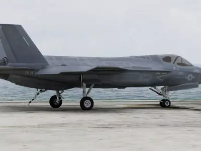 Lockheed Martin F-35C Lightning II NAVY Carrier 3D model