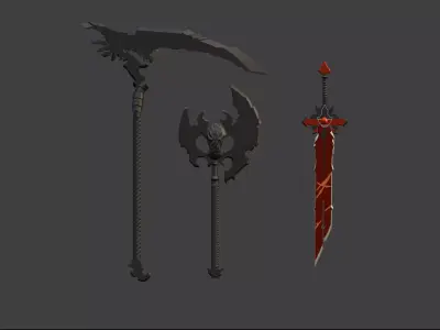 weapons 3D model