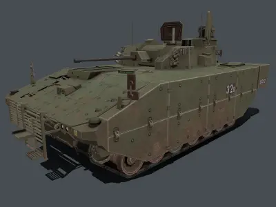 AJAX Scout SV  Low-poly 3D model