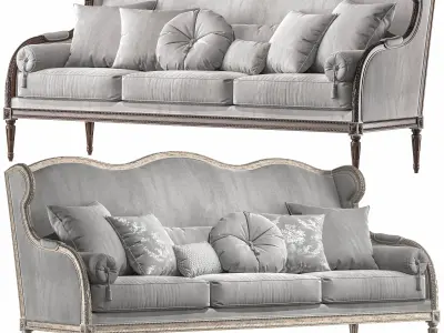 chairish sofa art 4353 3D model