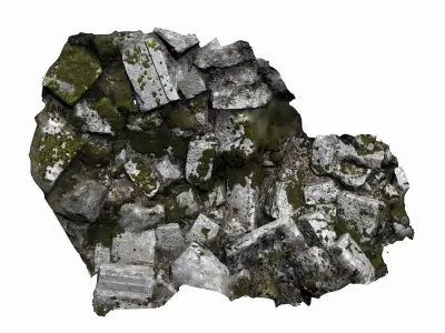 Ancient Ruin Low-poly 3D model