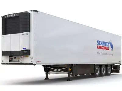 Semi Trailer Refrigerator 3D model