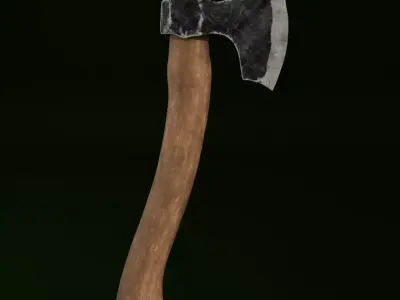 Rustic Ax 3D model