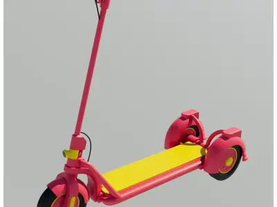 3 WHEELER SKATE SCOOTER 3D print model by bhaktaadcn