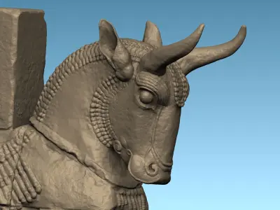 Assyrian Bull 3D print model purchase