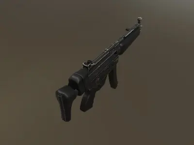 MP5A3 gun 3D model