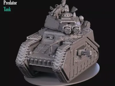 Predator Tank 3D print model