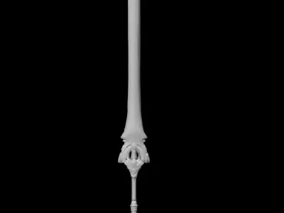 Weapons swords melee weapons  game Low-poly 3D model