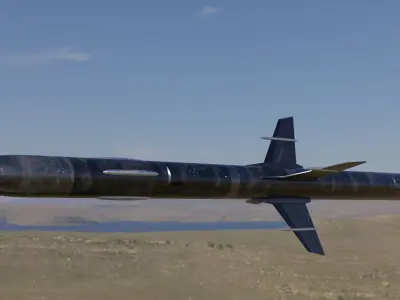 Two Missiles 3D models 3D Model Pack