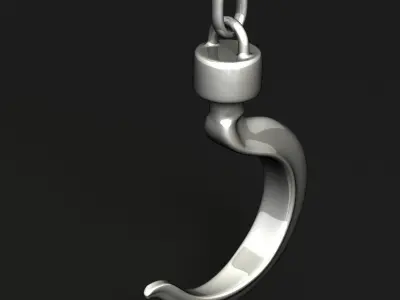Industrial Hook 3D model