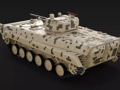 Chinese PLA ZBD-86 IFV Sand Camo 3D model