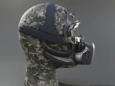 Pilot Mask Sci Fi 3D model
