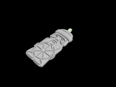 PAGAN SLAVIC IDOL pendant tin 3D model
