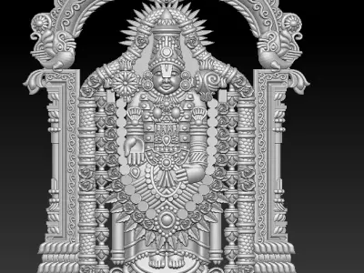 Balaji hindu statue 3D print model