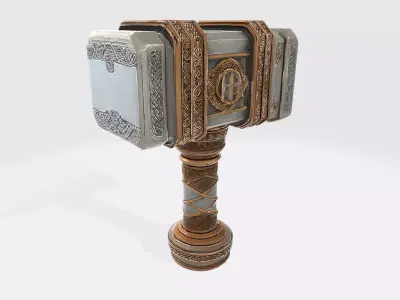 War Hammer 6 Low-poly 3D model