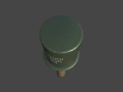 M24 hand grenade Low-poly 3D model