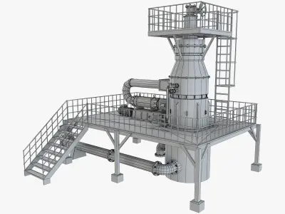 Machinery Part 1 3D model