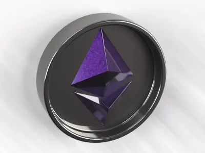 Ethereum 3D Part STL and IGES 3D print model 3D print model