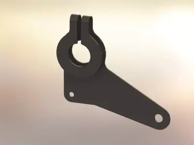 Sheet metal clamp lever  Free 3D model