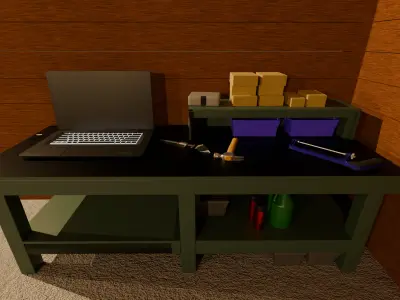 garage Free 3D model