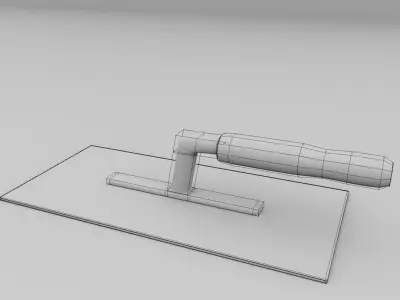 Plastering Trowel 3D model purchase