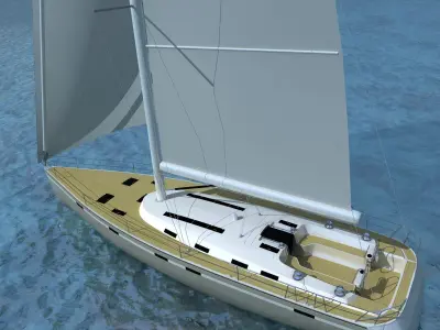 bavaria 55 cruiser 3D model