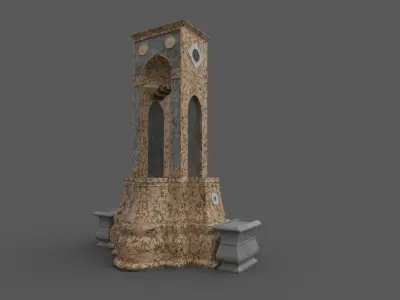 29 October Republic Landmark 3D model